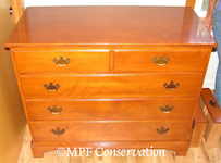American Chippendale Revival Bedroom Set Restoration